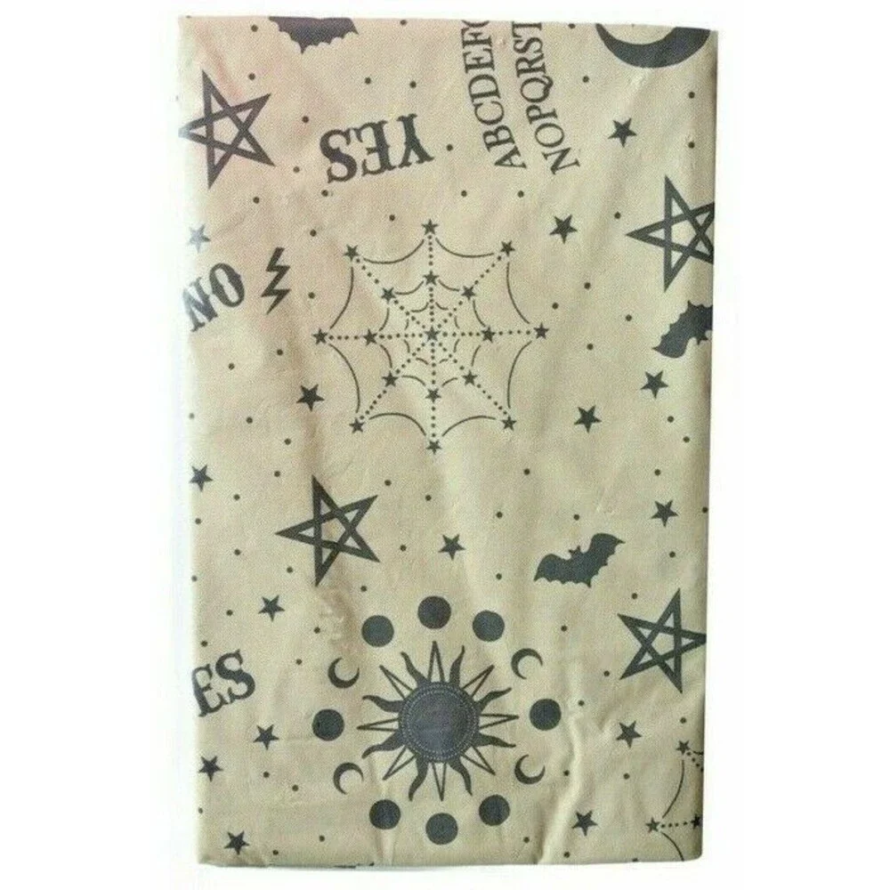 Nantucket Ouija Board Halloween Vinyl Tablecloth 60